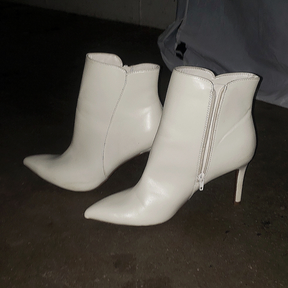 White Ankle Boots - image 2
